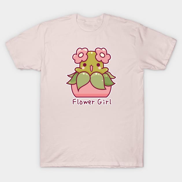 Kawaii Flower Girl T-Shirt by LikeSuperKawaii